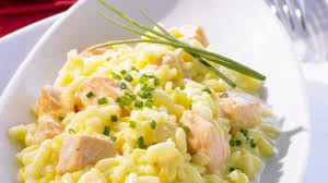 Lachs Risotto Mit Safran Rezept Lachs Risotto Rezepte Safranrisotto Rezept