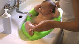 sinky bathing baby in sink youtube