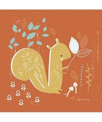 Tableau Enfant Theme Foret L Ecureil Decoration Lilipinso Illustration D Ecureuil Tableau Enfant Ecureuil Dessin