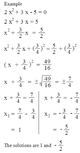 Solving Quadratic Equation In One Variable Completing The Square Method Solving Quadratic Equations Quadratics Completing The Square