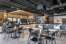 Newly Designed Coffee Shop In Grapevine Tx With Clean Lines And Modern Details Coffee Shop Commercial Interior Design Coffee House