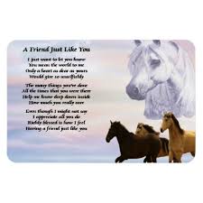 Horses Friend Poem Magnet Zazzle Com In 2021 Friend Poems Horse Lover Quote Horse Riding Quotes