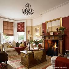 I Love The Red On One Wall And Cream The Rest My Funiture Is Brown I Think This Would Work Burgundy Living Room Living Room Warm Brown Living Room Decor