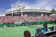 It is a firm rectangular surface with a low net stretched across the centre. Australian Open Wikipedia