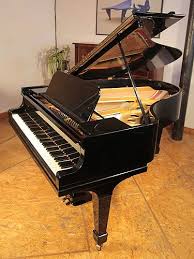 A Restored 1914 Steinway Model O Grand Piano With A Black Case And Spade Legs Piano Has Eighty Eight Notes A Grand Piano Piano For Sale Steinway Grand Piano