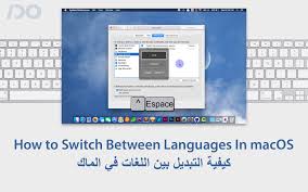 شرح كيفية التبديل بين اللغات عبر الكيبورد في اجهزة الماك ماك ارابيا Mac Arabia