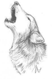 Drawing Wolf Howling Awesome 54 Trendy Ideas Wolf Sketch Animal Drawings Wolf Art