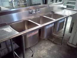 three compartment sink