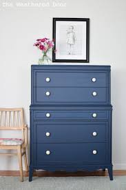 Stacked Dresser Makeover Blue Painted Furniture Bedroom Furniture Makeover Painted Bedroom Furniture
