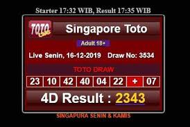 Result Singapore Domino4d 16 12 2019