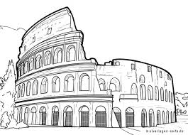 Arquitectura del coliseo de roma. Dibujo Para Colorear Coliseo De Roma Monumentos Paginas Para Colorear Gratis
