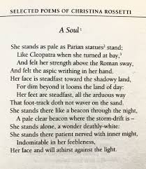 Christina Rossetti A Soul Christina Rossetti Poems Daily Inspiration Quotes Christina Rossetti Quotes