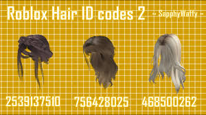 Post category:codes / item codes. Roblox Rhs Hair Id Codes 2 Youtube