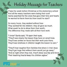 Christmas Poem For The Teachers Staff Christmas Poems Teacher Christmas Gifts Message For Teacher