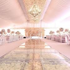 Glass Floor Filled With 60 000 Blooms Created By Ka Ka Man Wedding Decorations Dream Wedding Luxury Wedding