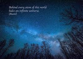 Rumi Quote Inspirational Poetry Greeting Card Milky Way Etsy Rumi Quotes Night Sky Quotes Rumi