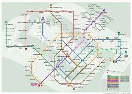Lta Unveils Thomson East Coast Mrt Line This Is How The New Singapore Map Map System Map
