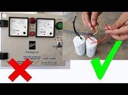 Submersible Starter Connection How To Make Submersible Capacitor Starter Connection Submersible Youtube Capacitors Submersible Connection