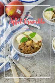 Leckeres Apfel Crumble Rezept Mit Apfeleis Crumble Rezept Lecker Apfeleis