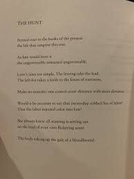 The Hunt Poems Fate Life