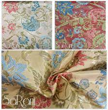 Andate subito alla pagina contatti! Tessuto Effetto Seta Colorata Floreale Tendaggi Arredamento Tappezzeria Lusso Tappezzeria Tendaggio Colori