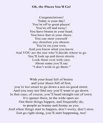 Livin La Vida Loca Happy Birthday Dr Seuss Graduation Poems Elementary Graduation Graduation Letter