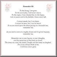 Remember Me Poem In My Grandpas Obituary Obituaries Ideas Obituaries Template Writing A Eulogy