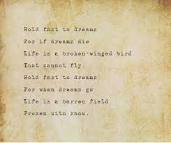 Dreams By Langston Hughes One Of My Favorite Poems Poems Beautiful Langston Hughes Poems Poems