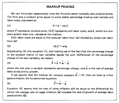 Post Keynesian Markup Pricing The Case For Concerted Action