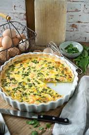 Cremige Und Wurzige Barlauch Lachs Quiche Ganz Einfach Und Schnell Rezept Lachs Quiche Lachs Tarte Quiche Rezepte Einfach