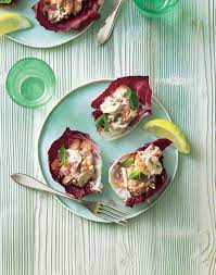 Raucherfisch Rillette Auf Radicchio Rezept Raucherfisch Leckeres Essen Rezepte