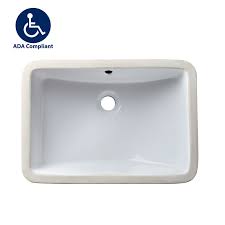 undermount rectangular bathroom sink