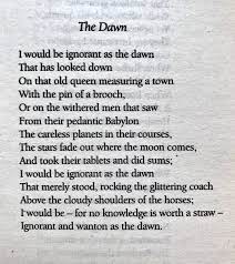 William Butler Yeats Dawn Reference W B Yeats The Collected Poems Of W B Yeats Wordsworth Poetry Libra Yeats Poems William Wordsworth Poems Poetry Words