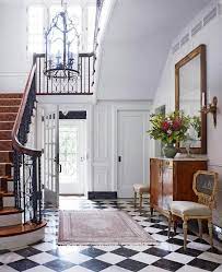 Reviving A Georgian Style Treasure In St Louis Georgian Interiors White Marble Floor House Design