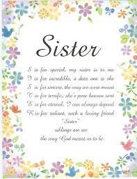 Sister Original Poetry Little Sister Quotes Sister Birthday Quotes Sister Poems