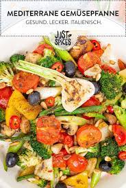 Bunte Gemusepfanne Mit Pinienkernen Bunte Gemusepfanne Gemusepfanne Vegetarisch Rezepte