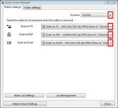 This utility allows you to activate the epson scan utility from the control panel of your epson scanner in order to launch the scanning programs. How Do I Configure The Scanner Button For Epson Event Manager Epson