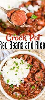Crock Pot Rote Bohnen Und Reis Rezept Ist Eine Ein Topf Mahlzeit Voller Geschmack Und Budget Easy Rice Recipes Red Beans N Rice Recipe Chicken Crockpot Recipes