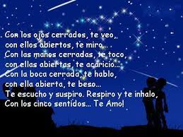 I Love You With All Five Senses Spanish Love Poems Love Poems For Him Poems For Him