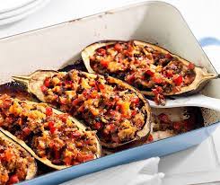 Gefullte Auberginen Rezept Gefullte Auberginen Gefullte Auberginen Rezepte Rezepte