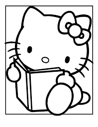 A beautiful picture full of hello kitty! Free Printable Hello Kitty Coloring Pages For Kids Hello Kitty Colouring Pages Kitty Coloring Hello Kitty Coloring