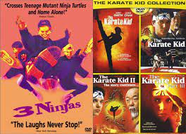 Each year, three brothers, samuel, jeffrey and michael douglas visit their grandfather, mori tanaka, for the summer. Amazon Com Ninja Karate Sport Feature The Karate Kid 4 Movie Collection Part 1 2 3 4 3 Ninjas Brothers Bundle Adventure Action Family Fun Feature Ralph Maccio Pat Morita Movies Tv