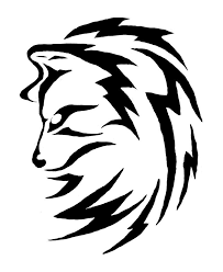 Simple Tribal Wolf Head Tattoo Design Geometric Wolf Tattoo Tribal Wolf Tattoo Wolf Tattoo Design