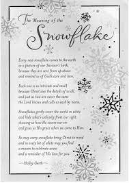 Okie Suz The Meaning Of The Snowflake Christmas Poems Christmas Program Snowflake Poem
