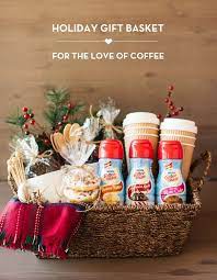 Coffee Holiday Gift Basket The Tomkat Studio Blog Homemade Christmas Gifts Christmas Gift Baskets Diy Christmas Gift Baskets