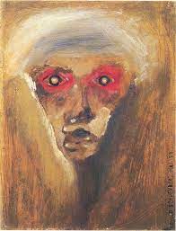 Arnold Schonberg Der Rote Blick 1910 Arnold Schonberg Art Painting