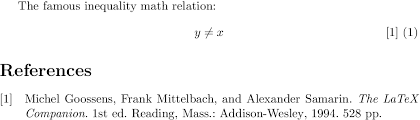 Citing The Source Of An Equation Tex Latex Stack Exchange