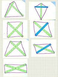 Quadrilateral Diagonals Properties Quadrilaterals Hs Geometry Polygon Activities