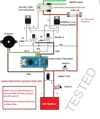 Simple Arduino Inverter Circuit Using Mosfet Diy Electronics Circuit Projects Electronic Circuit Projects Electronics Projects Diy Diy Electronics