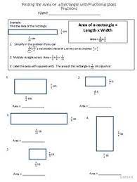 Differentiated Area Of A Rectangle With Fractional Sides 5th Grade Math Areas Differentiation